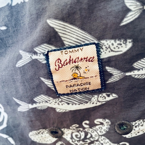 Tommy Bahama Paradise Nation premium lined swim trunks pockets 6" inseam M blue - Picture 9 of 14